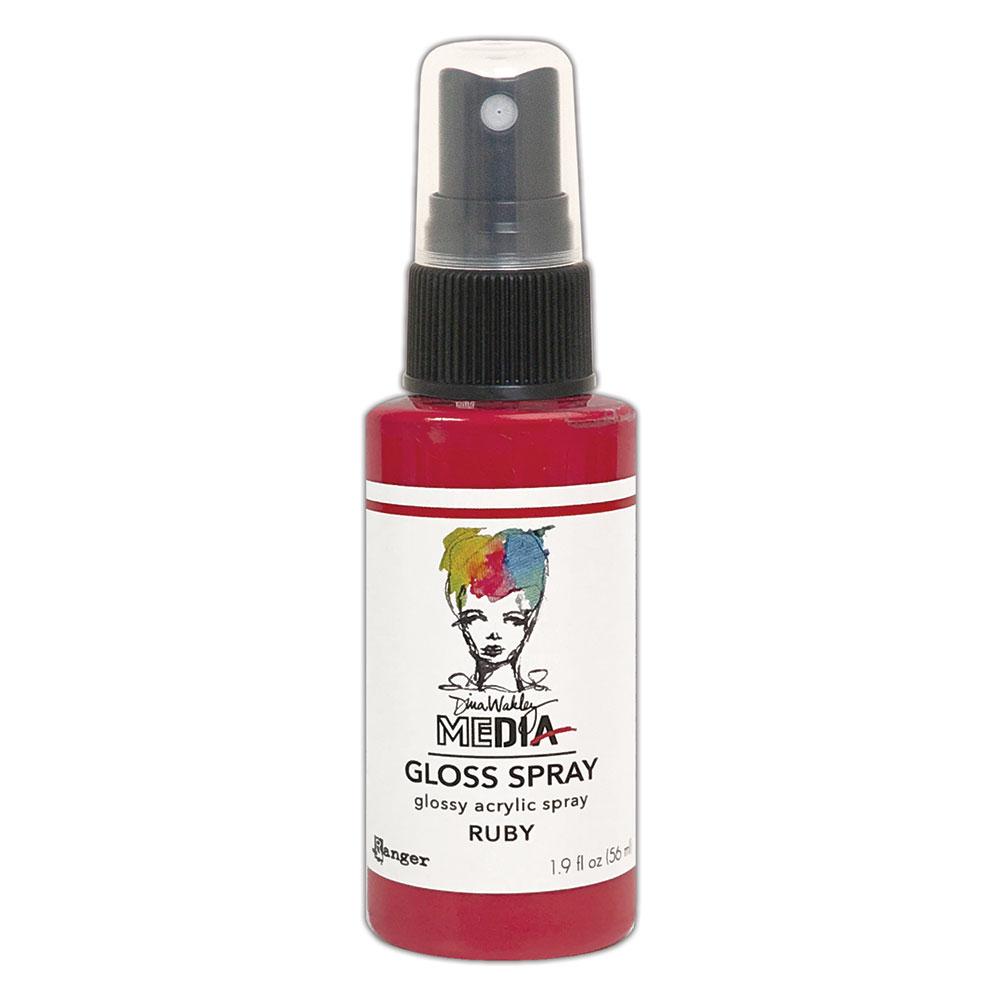 Dina Wakley- Gloss Spray- Ruby