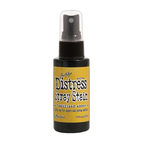 Distress Oxide Spray- Fossilized Amber