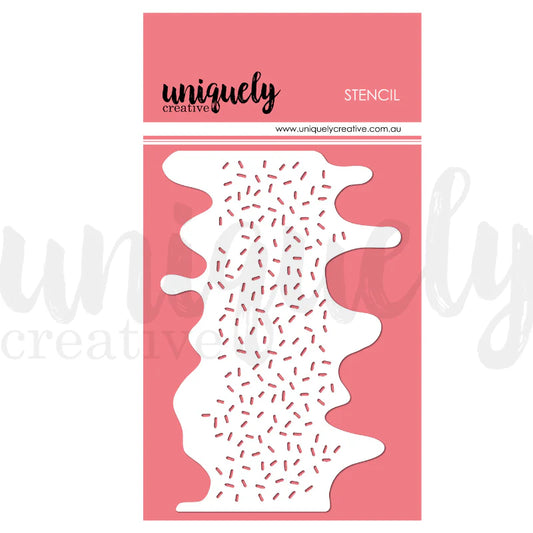 Uniquely Creative-Sprinkle Stencil