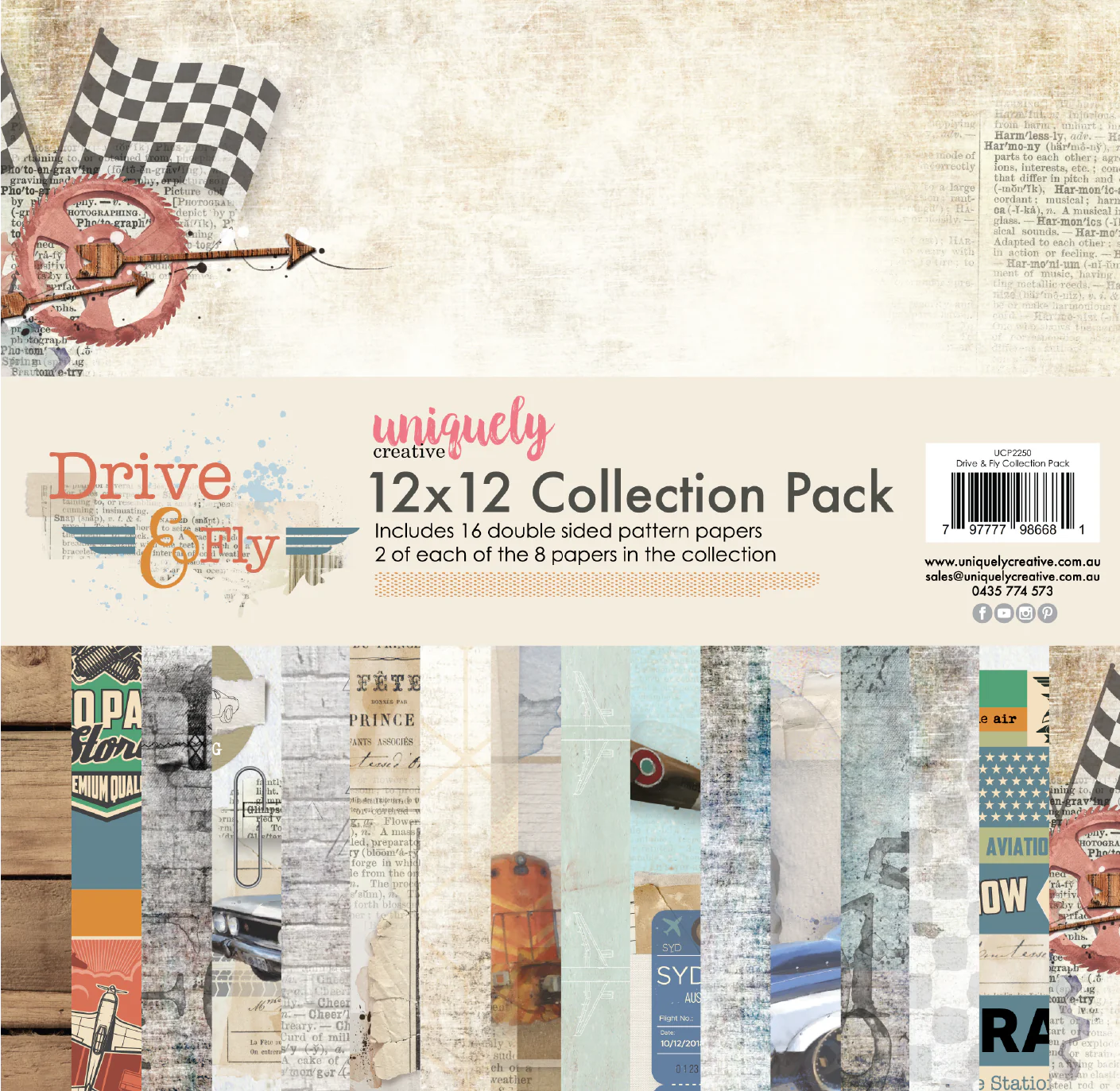 Uniquely Creative-Drive and Fly 12x12 Collection Pack