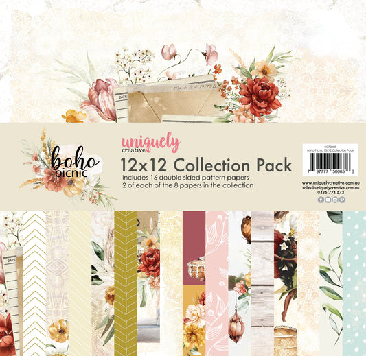 Uniquely Creative-Boho Picnic 12x12 Collection Pack