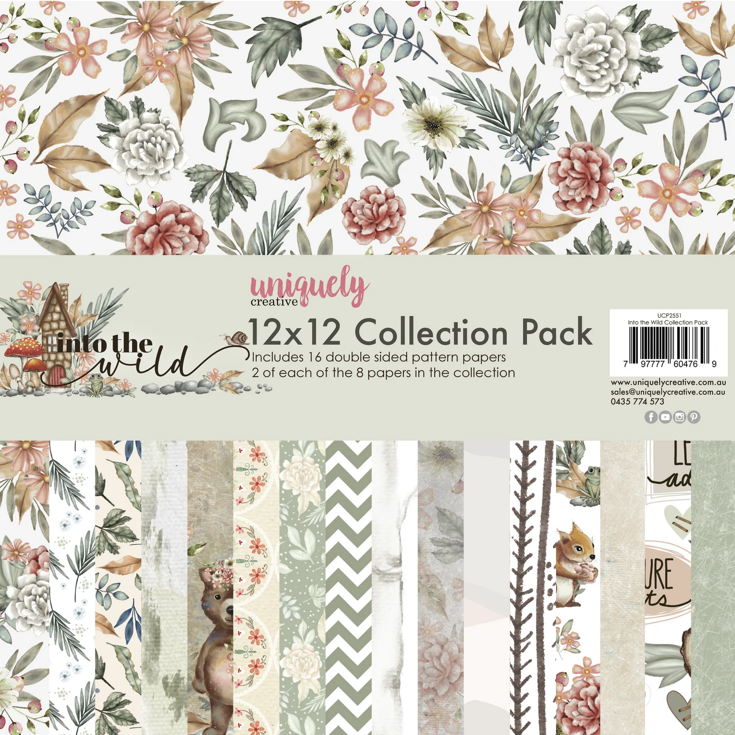 Uniquely Creative-Into the Wild 12x12 Collection Pack