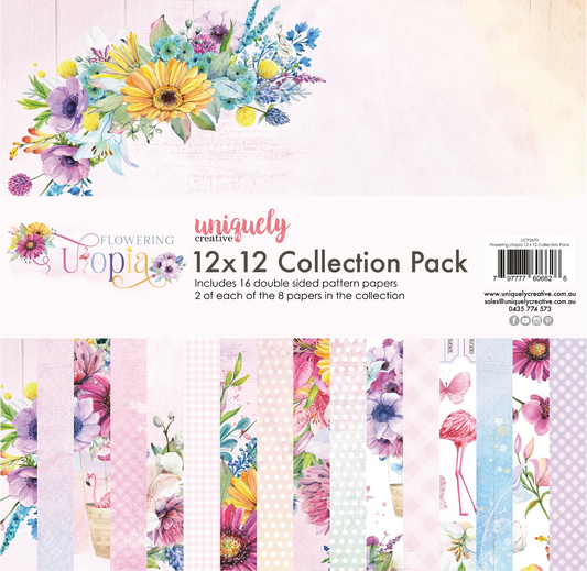 Uniquely Creative-Flowering Utopia 12x12 Collection Pack