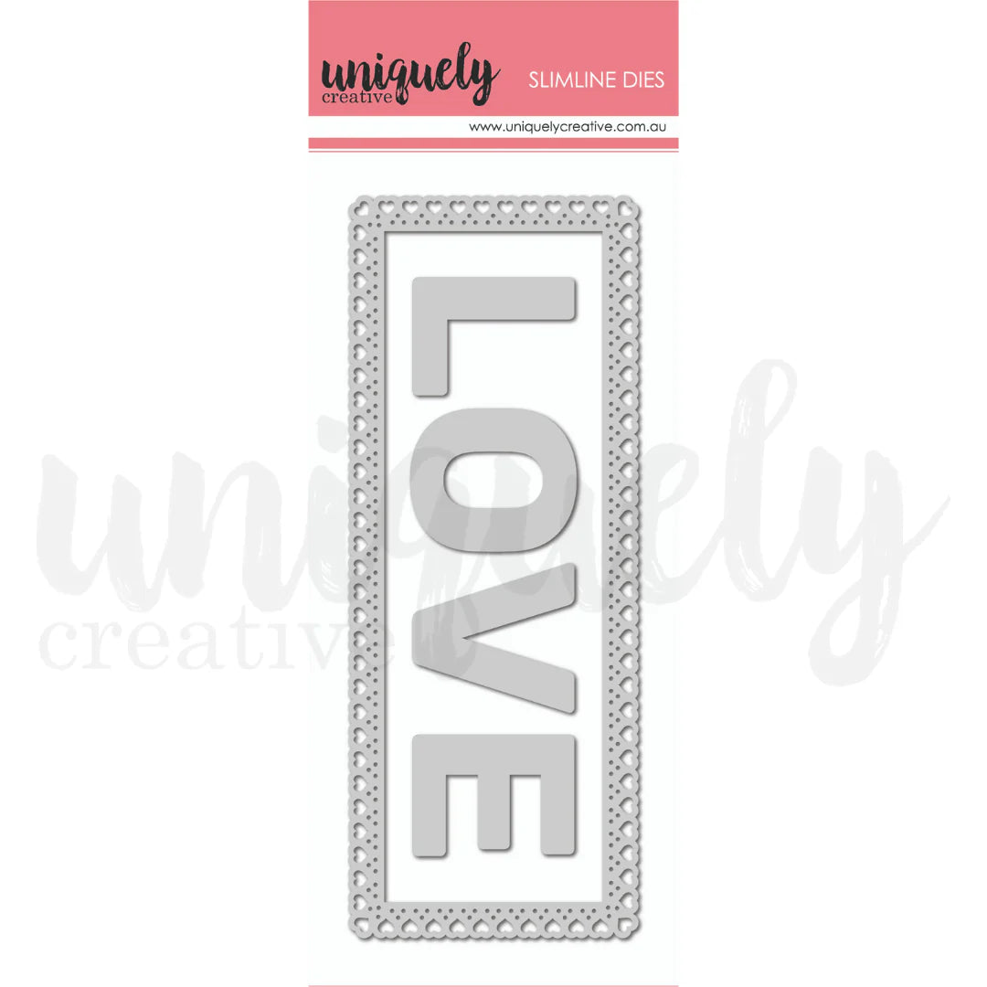 Uniquely Creative-Love Frame Die