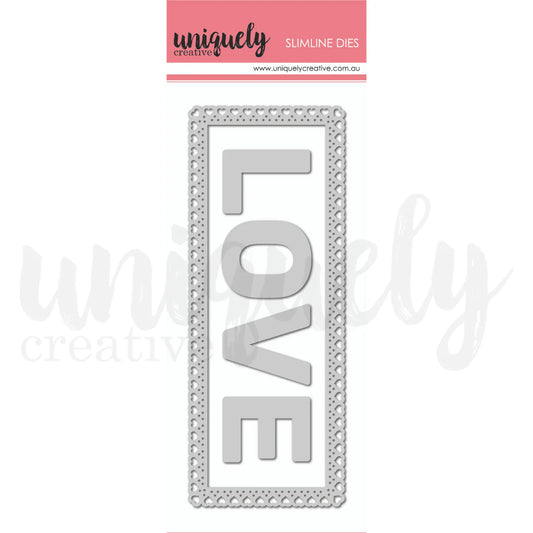 Uniquely Creative-Love Frame Die