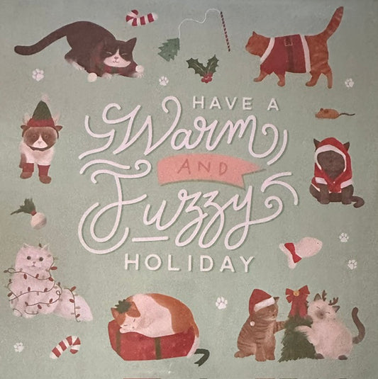 Vintage Market - Happy Pawlidays - Warm & Fuzzy Wishes 12x12 Single-Sided Paper
