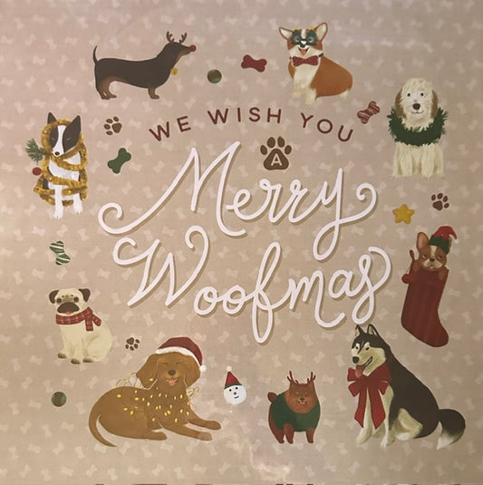 Vintage Market - Happy Pawlidays - Merry Woofmas Wishes 12x12 Single-Sided Paper