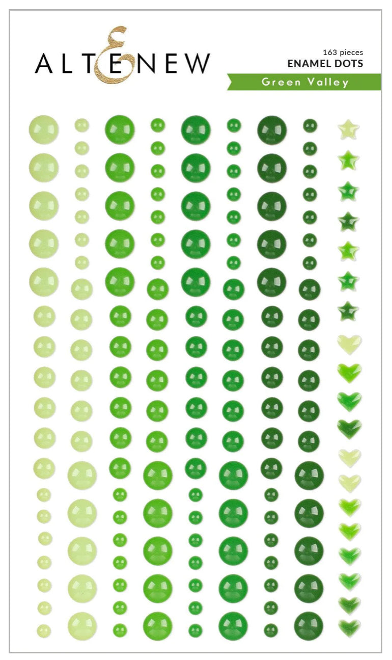 Altenew-Enamel Dots- Green Valley