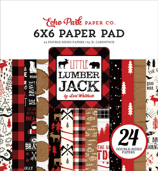 Echo Park- Little Lumber Jack 6x6 Paper Pad