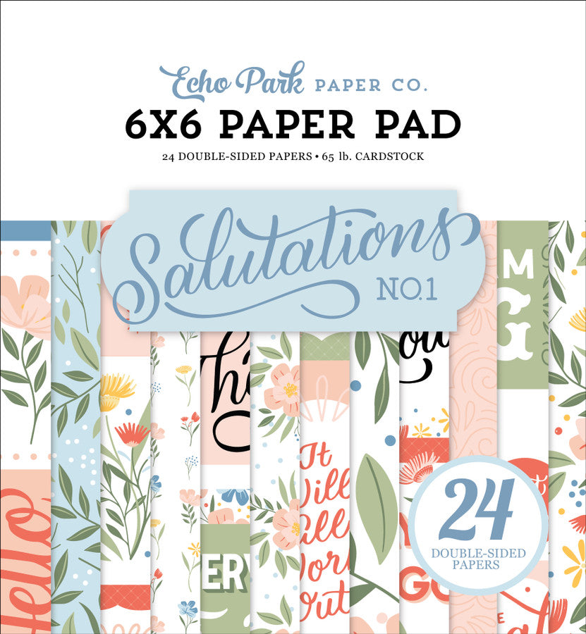 Echo Park- Salutations No.1 6x6 Paper Pack