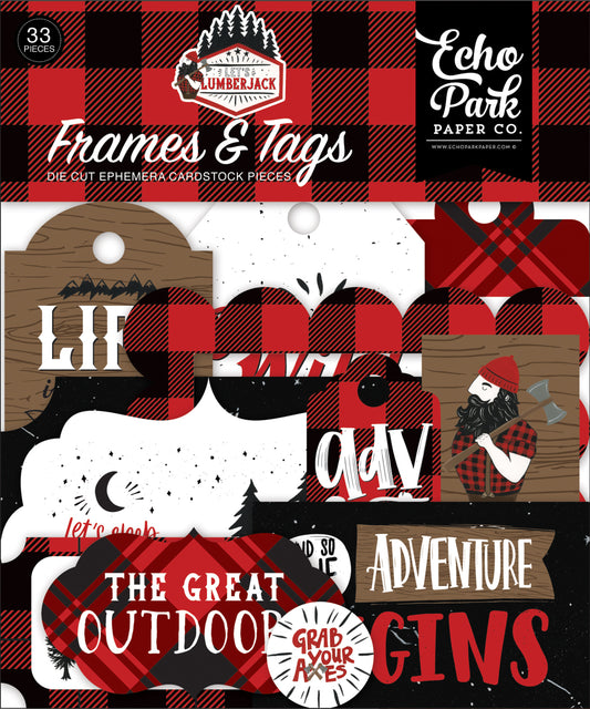 Echo Park-Let’s Lumberjack-Frames & Tags