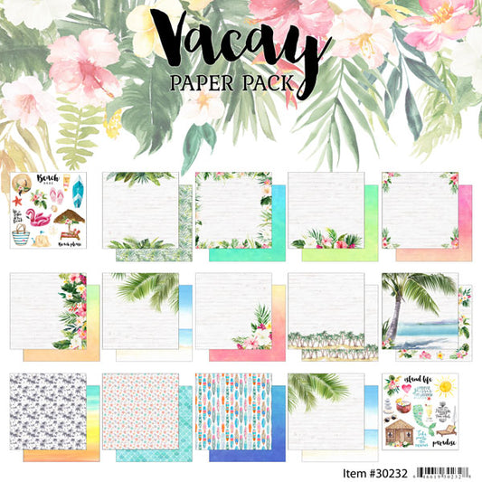 Scrapbook Customs- Vacy Paper Pack