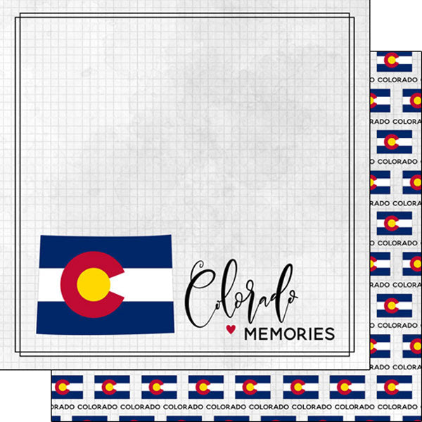 Scrapbook Customs- Colorado Adventure Flag