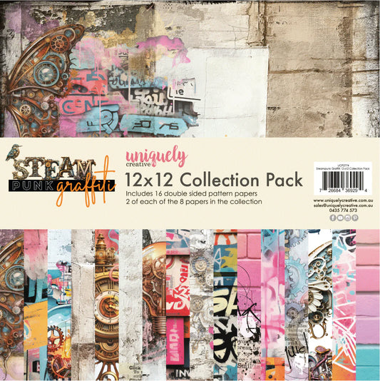 Uniquely Creative- Steampink Graffiti Collection Pack