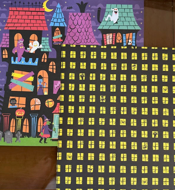 Vintage Market - Die Cut with a View - Haunted High Rise 12x12 Paper