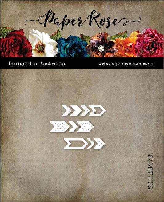 Paper Rose Studio- Chevron Die Set Small