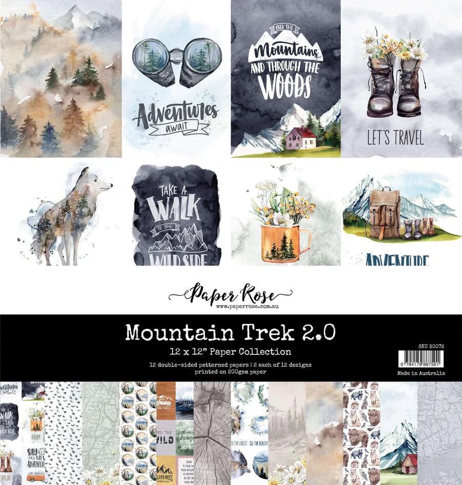 Paper Rose Studio- Mountain Trek 2.0 Paper Collection