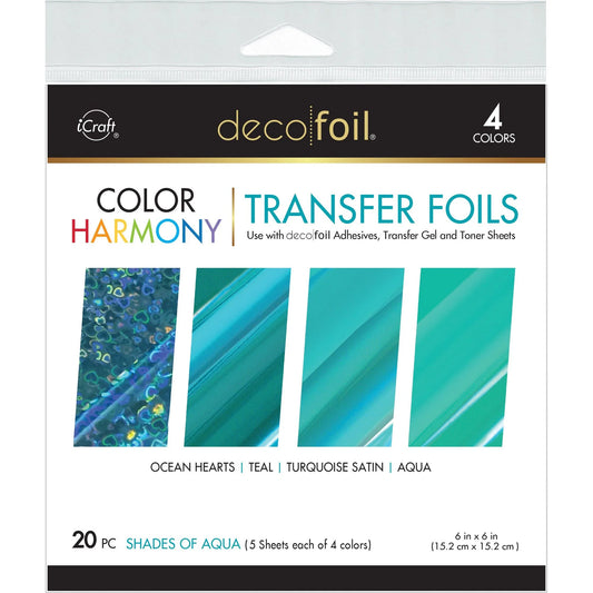 Icraft- Deco Foil Shades of Aqua