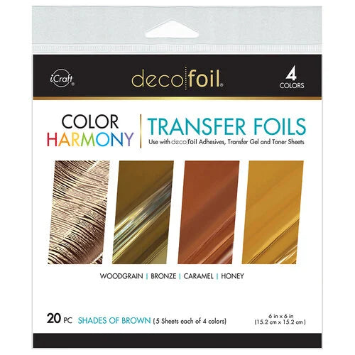 icraft-Deco Foil- Shades of Brown