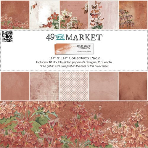 49 & Market- Color Swatch Terracotta 12x12 Collection