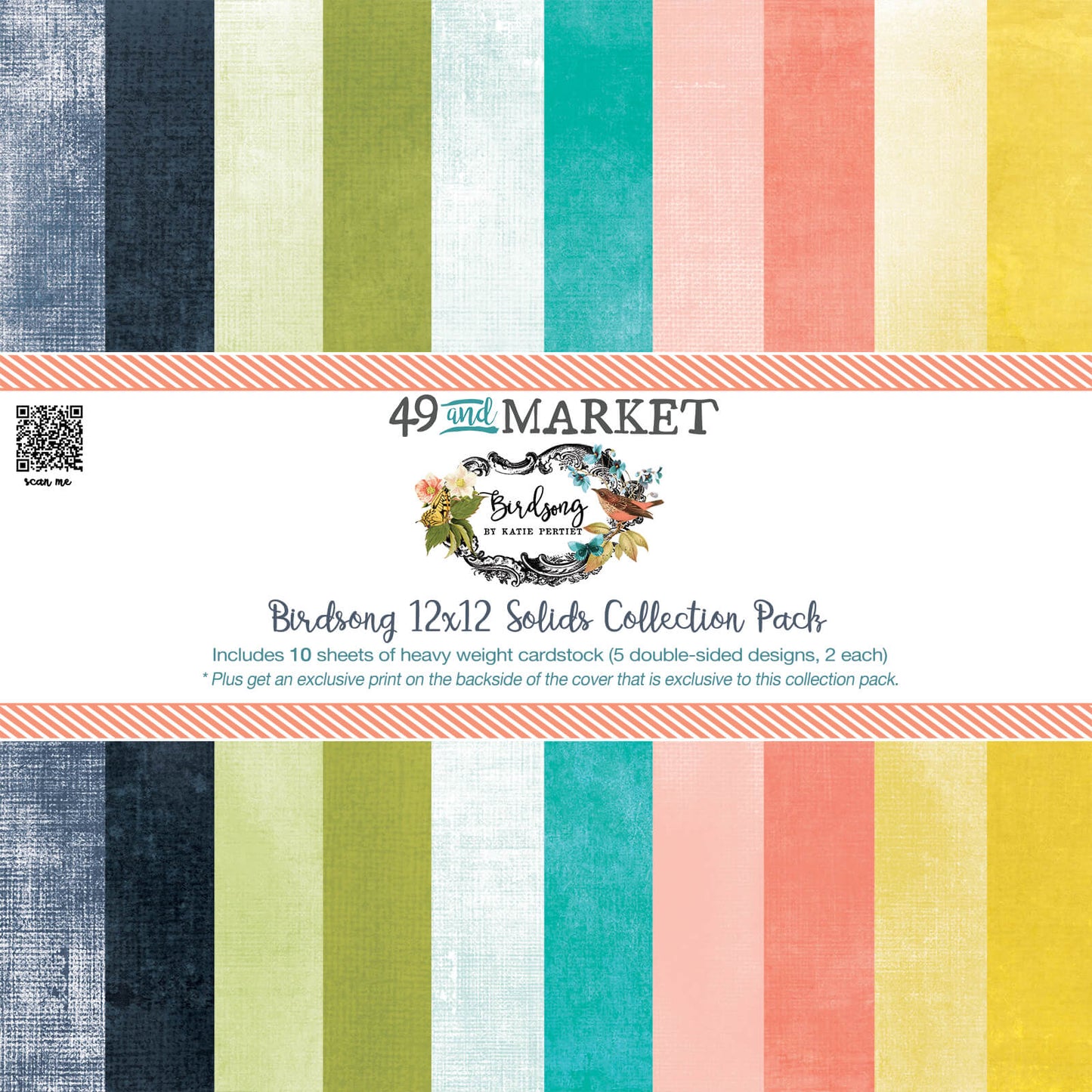 49 & Market- Birdsong 12x12 Solids Collection Pack