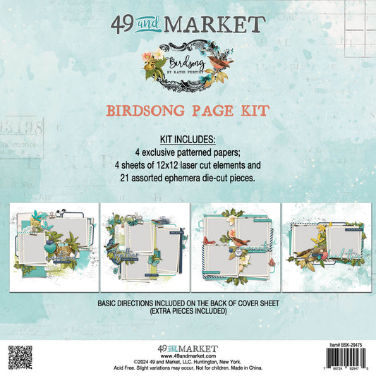 49 & Market- Birdsong Page Kit