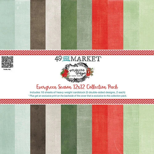 49 & Market- Evergreen Season 12x12 Collection Pack