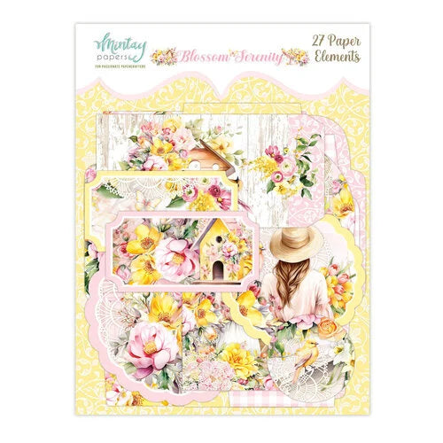 Mintay Papers-Blossom Serenity- Paper Elements