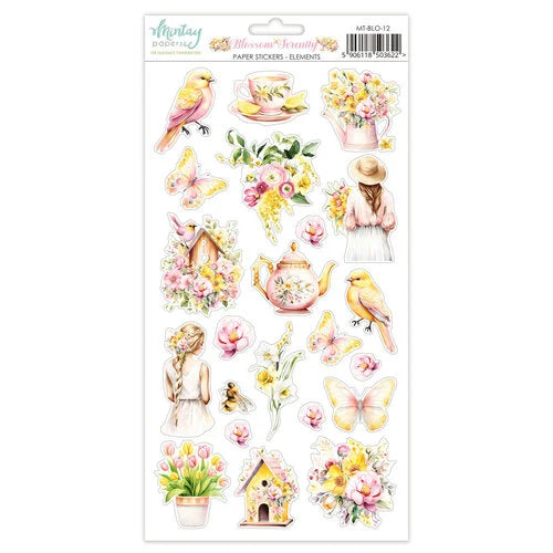 Mintay Papers-Blossom Serenity- 6x12 Element Stickers