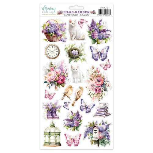 Mintay Papers-Lilac Garden- 6x12 Element Stickers