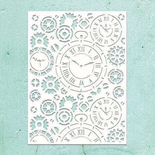 Mintay Papers-Kreativa Stencil-Clocks