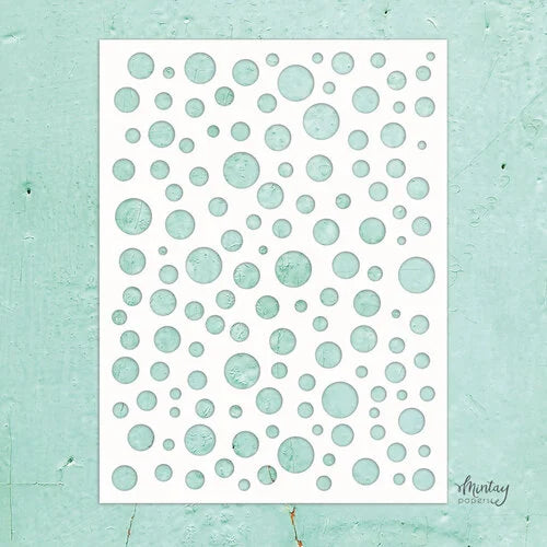 Mintay Papers-Kreativa Stencil- Bubbles