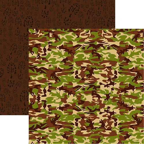 The Great Outdoors-Traditional Camo- Double Sided 12x12 Paper