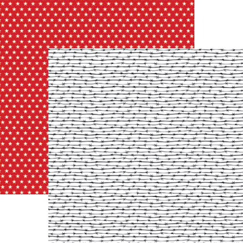 Designs By Reminisce - Barbed Wire 12x 12 Paper