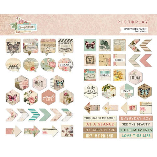 Photoplay - Beautiful Junque - Pre-Colored Epoxy Dies