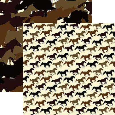 Designs By Reminisce - Horsin’ Around 12x12 Paper