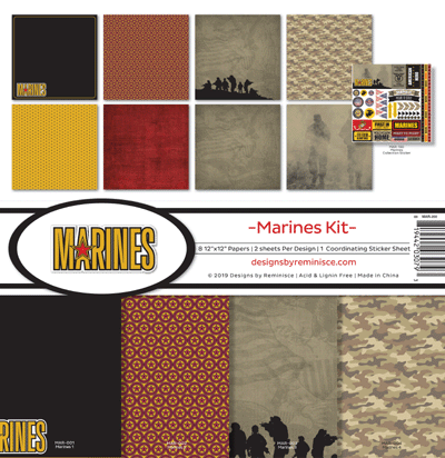 Designs By Reminisce - Marines Kit