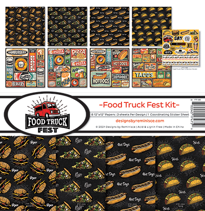 Designs By Reminisce - Food Truck Fest 12x12 Kit