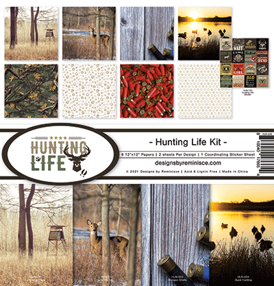 Designs By Reminisce - Hunting Life - 12x12 Collection Pack