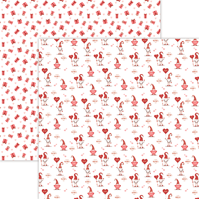Designs By Reminisce - Love My Gnomies 12x 12 Paper