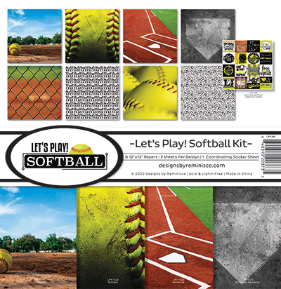 Designs By Reminisce - Let's Play! Softball Kit