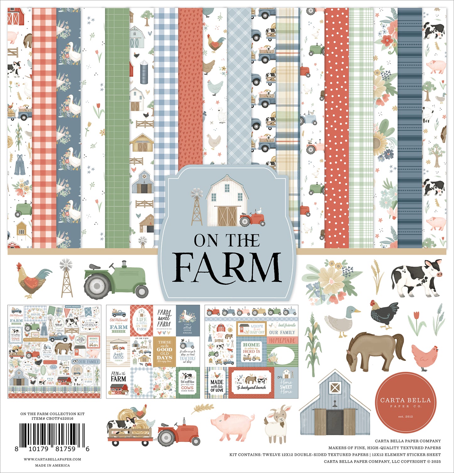 Carta Bella - On The Farm Collection Kit