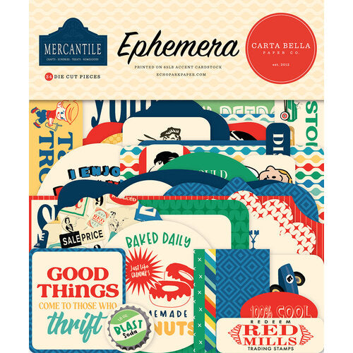 Carta Bella - Mercantile Ephemera Pack