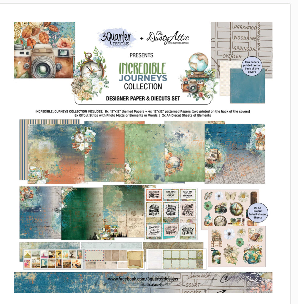 3Quarter Designs - Incredible Journeys Collection