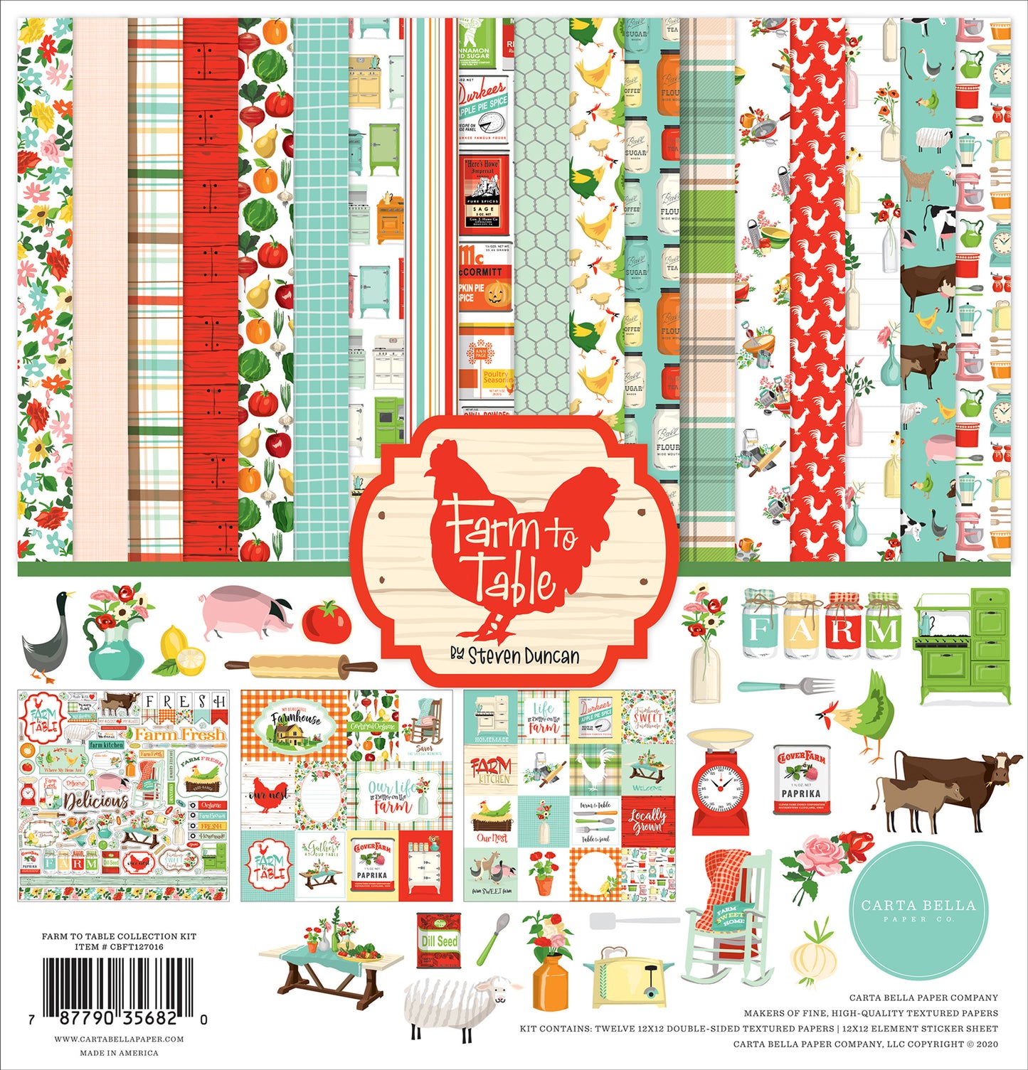 Carta Bella - Farm To Table Collection Kit 12