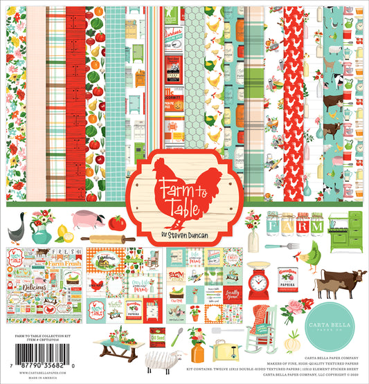 Carta Bella - Farm To Table Collection Kit 12