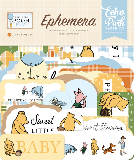 Echo Park - Winnie The Pooh Baby Ephemera