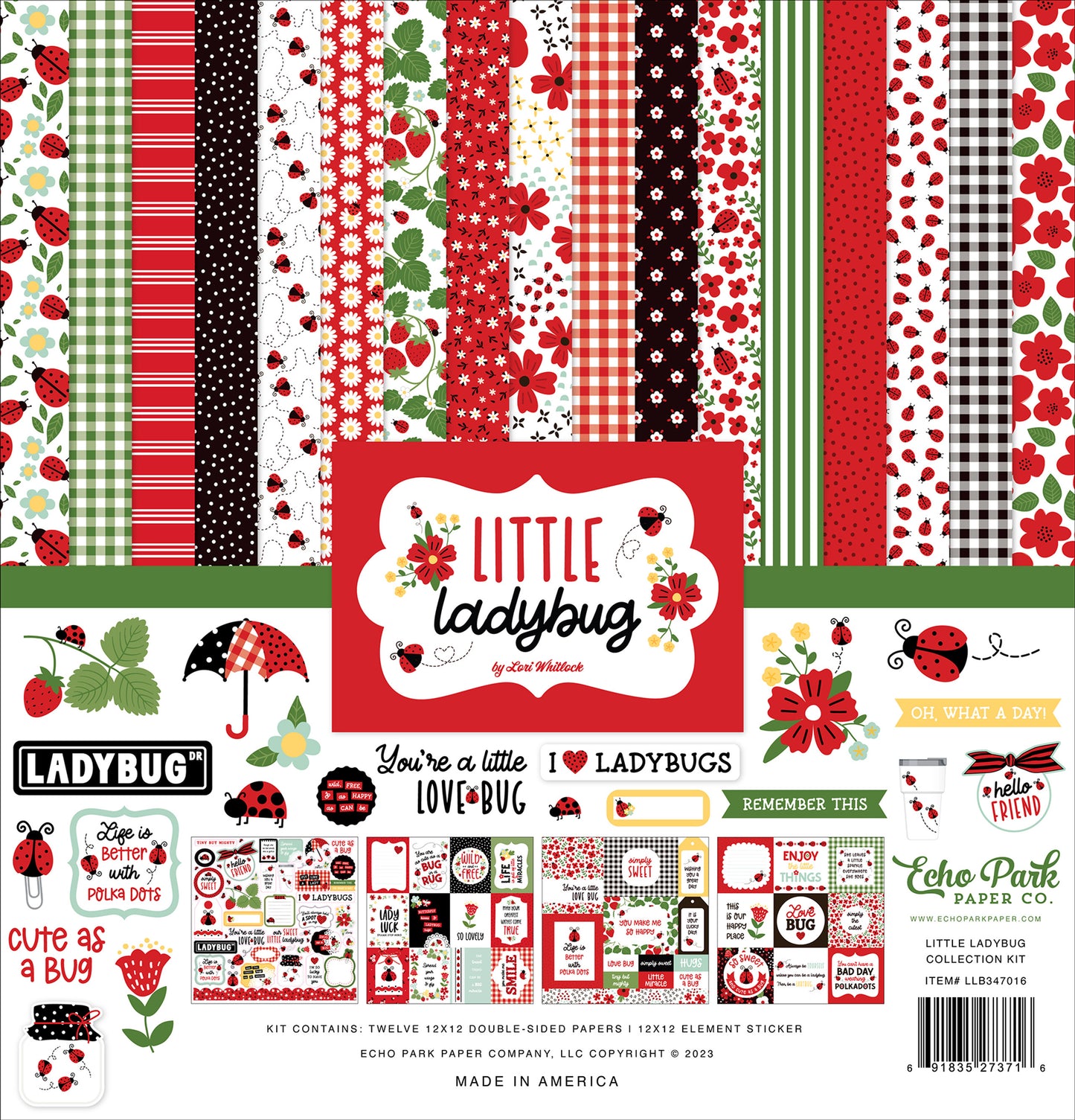 Echo Park - Little Ladybug Collection Kit