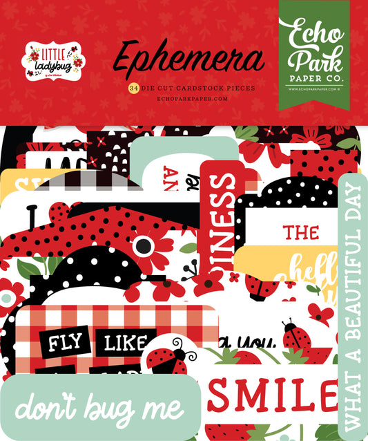 Echo Park - Little Ladybug - Ephemera Pack