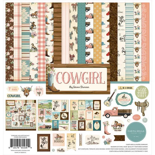 Carta Bella - Cowgirl Collection Kit